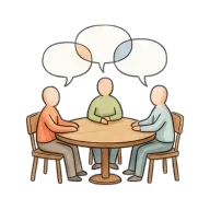 to discuss