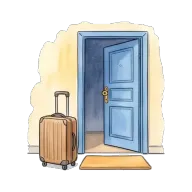 to leave